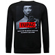 Tupac Heren  Sweater - Zwart