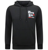 True Rise 2Pac Heren Hoodie - Thug Life - Zwart