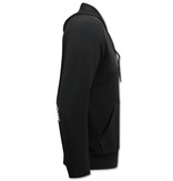 True Rise 2Pac Heren Hoodie - Thug Life - Zwart