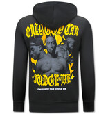 True Rise Legend - Tupac - 2Pac Heren Hoodie - Zwart
