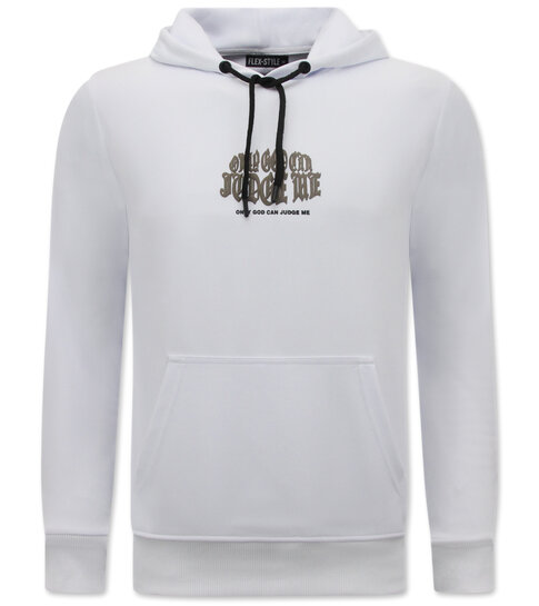 TopStar Tupac Legend Trui - 2Pac Heren Hoodie - Wit