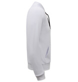 True Rise Tupac Legend Trui - 2Pac Heren Hoodie - Wit