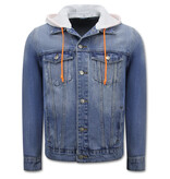 Local Fanatic Denim SpijkeJack met Capuchon Heren - RJ-966 - Blauw