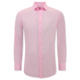 Linnen Overhemd Heren - Regular Fit - Casual Blanco - Roze