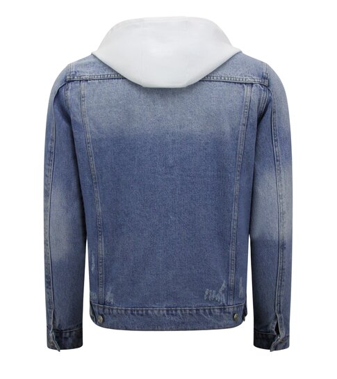 Local Fanatic Denim SpijkeJack met Capuchon Heren - RJ-966 - Blauw