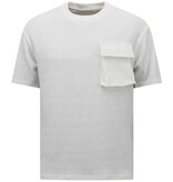 True Rise Ribbed Oversized Zomerset Heren -  SET - Wit