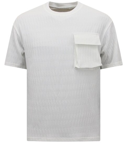 True Rise Ribbed Oversized Zomerset Heren -  SET - Wit