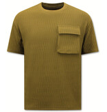 True Rise Ribbed Oversized Zomerset Heren -  SET - Licht Brown