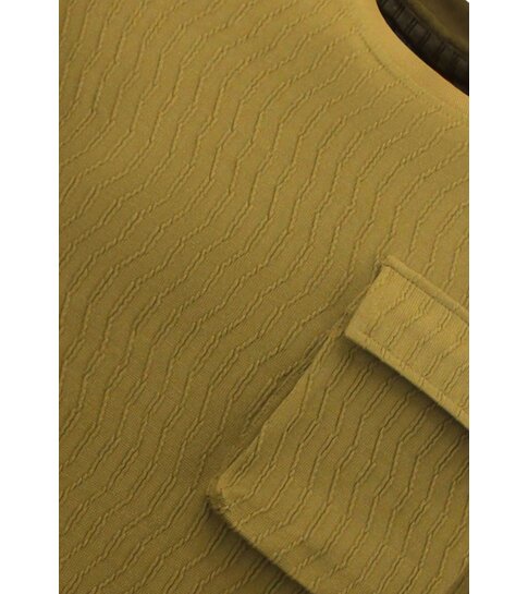 True Rise Ribbed Oversized Zomerset Heren -  SET - Licht Brown