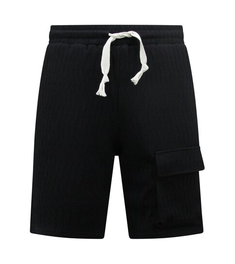 True Rise Ribbed Oversized Zomerset Heren -  SET - Zwart