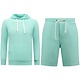 Hoodie Heren - Joggingshort Heren - SET - Mint Groen