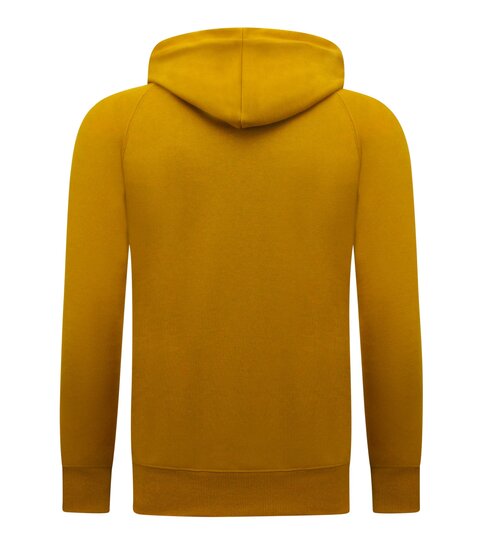 ENOS Hoodie Heren - Hooded Sweater - Licht Bruin