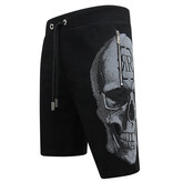 ENOS Skull - Rhinestone Korte Broek - 7973/7980 -  Zwart