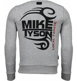 Local Fanatic Mike Tyson - Rhinestone Sweater - Grijs