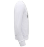 True Rise Heren Sweater ICON - Mannen Trui - Wit