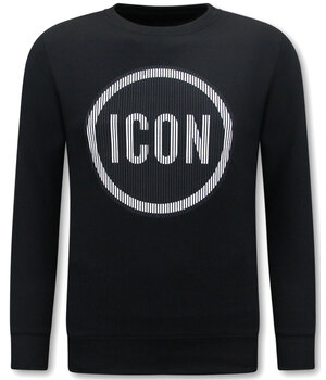 TopStar Herentrui ICON - Heren Sweater - Zwart