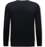 True Rise Herentrui ICON - Heren Sweater - Zwart