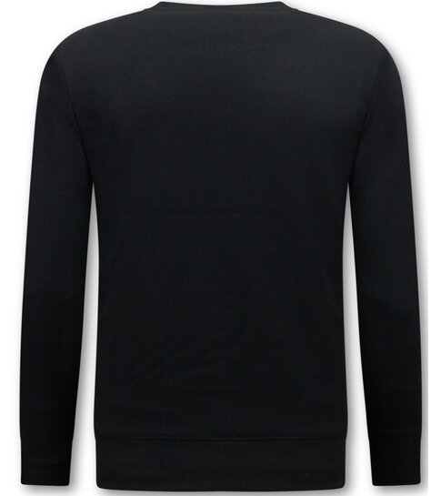 True Rise Herentrui ICON - Heren Sweater - Zwart