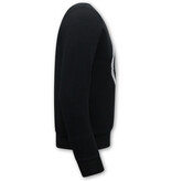 True Rise Herentrui ICON - Heren Sweater - Zwart