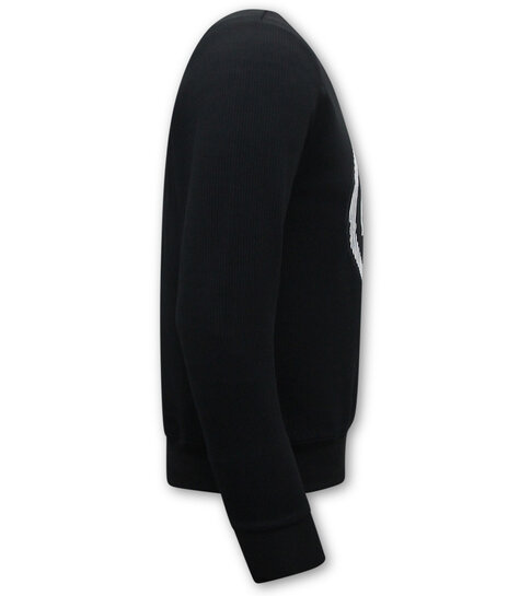 True Rise Herentrui ICON - Heren Sweater - Zwart