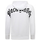 Heren Hoodie met Capuchon Oversized - Black Angels -3181- Wit