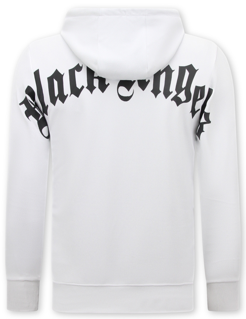 Heren Hoodie met Capuchon Black Angels Nieuwe Collectie