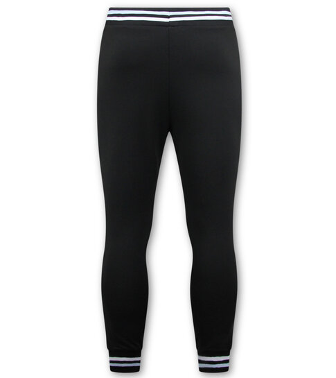 True Rise Trainingspak Heren - Joggingpak Heren Volwassenen - 2822 - Zwart /Wit