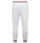 True Rise Joggingpak Heren Volwassenen - Tracksuit Heren - 2822 - Wit / Zwart