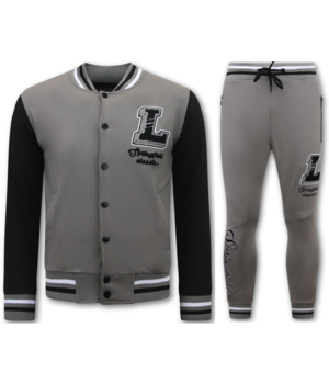 True Rise Huispak Heren Volwassenen - Tracksuit Heren - 2822 - Grijs