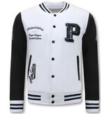 True Rise Joggingpak Heren Volwassenen - Huispak Heren - 2820 - Wit / Zwart