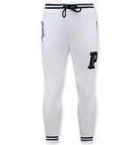 True Rise Joggingpak Heren Volwassenen - Huispak Heren - 2820 - Wit / Zwart