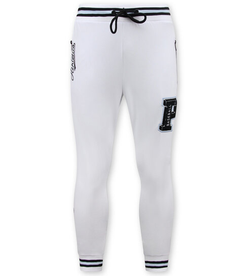 True Rise Joggingpak Heren Volwassenen - Huispak Heren - 2820 - Wit / Zwart