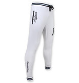 True Rise Joggingpak Heren Volwassenen - Huispak Heren - 2820 - Wit / Zwart