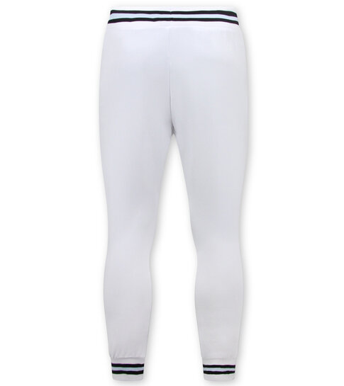 True Rise Joggingpak Heren Volwassenen - Huispak Heren - 2820 - Wit / Zwart