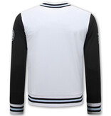 True Rise Joggingpak Heren Volwassenen - Huispak Heren - 2820 - Wit / Zwart