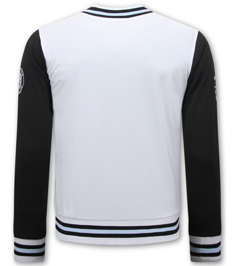 True Rise Joggingpak Heren Volwassenen - Huispak Heren - 2820 - Wit / Zwart