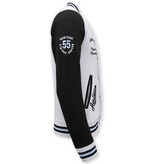 True Rise Joggingpak Heren Volwassenen - Huispak Heren - 2820 - Wit / Zwart