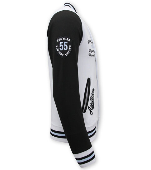 True Rise Joggingpak Heren Volwassenen - Huispak Heren - 2820 - Wit / Zwart