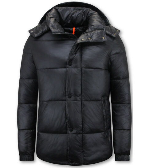 ENOS Puffer Jacket Mannen - Jassen Heren Winter - 8055 - Zwart