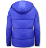 ENOS Puffer Jackets Heren - Gewatteerde Jassen Heren - 8055 - Licht  Blauw