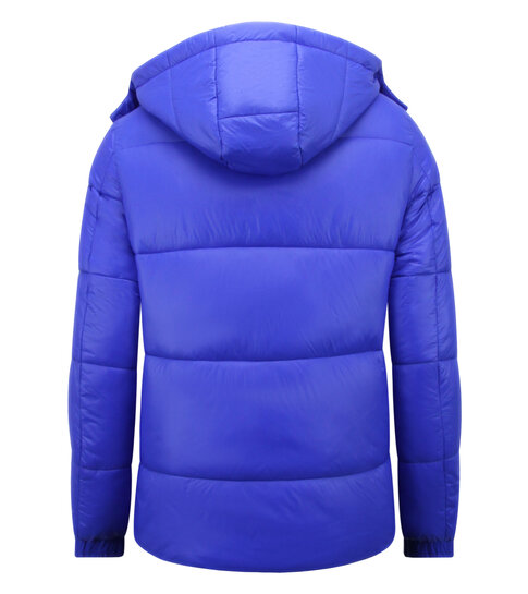 ENOS Puffer Jackets Heren - Gewatteerde Jassen Heren - 8055 - Licht  Blauw