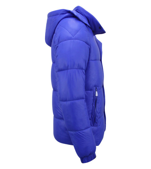 ENOS Puffer Jackets Heren - Gewatteerde Jassen Heren - 8055 - Licht  Blauw