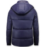 ENOS Puffer Jacket - Winterjassen Heren Waterdicht - 8055 - Donker Blauw