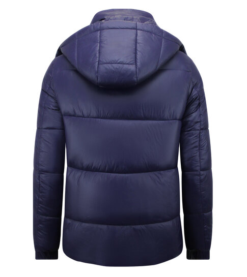 ENOS Puffer Jacket - Winterjassen Heren Waterdicht - 8055 - Donker Blauw