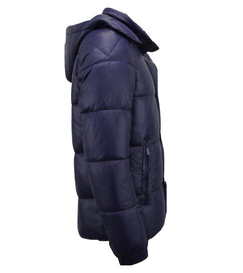 ENOS Puffer Jacket - Winterjassen Heren Waterdicht - 8055 - Donker Blauw