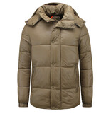 ENOS Warme Winterjas Heren  - Puffer Jacket Mannen - Gewatteerde Jas - 8055 - Bruin