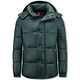 Pufferjas - Jassen Heren Winter Capuchon - 8055GRNW - Groen