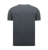 LF Tshirt mannen - Ronde Hals - Grijs