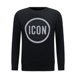 True Rise Herentrui ICON - Heren Sweater - Zwart