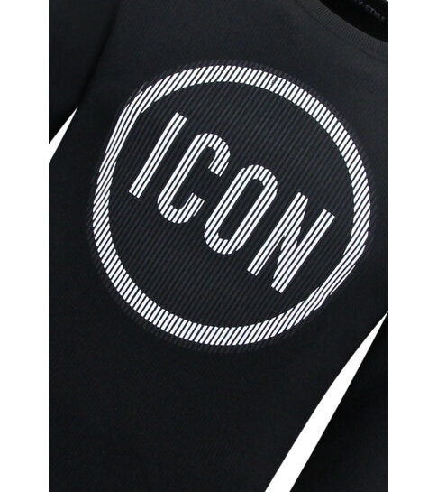 True Rise Herentrui ICON - Heren Sweater - Zwart